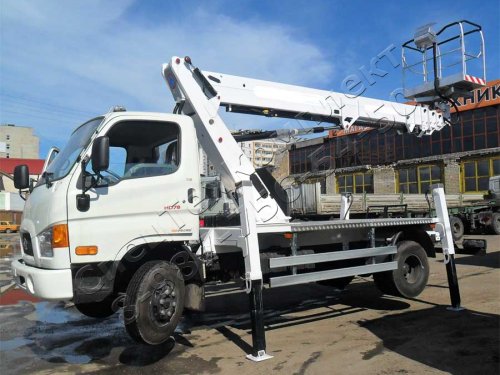 Автовышка 18м на шасси Hyundai HD 78